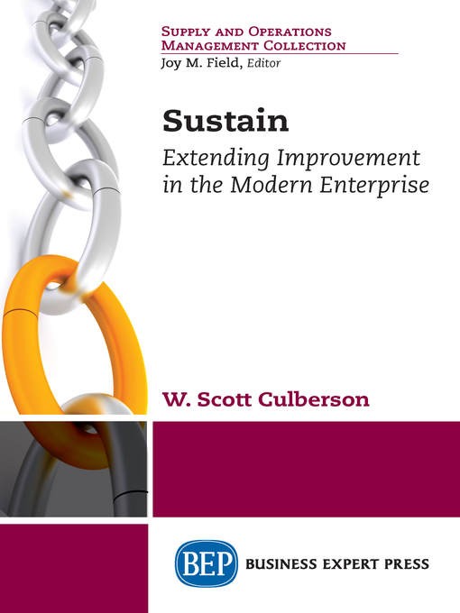 Title details for Sustain by W. Scott Culberson - Available